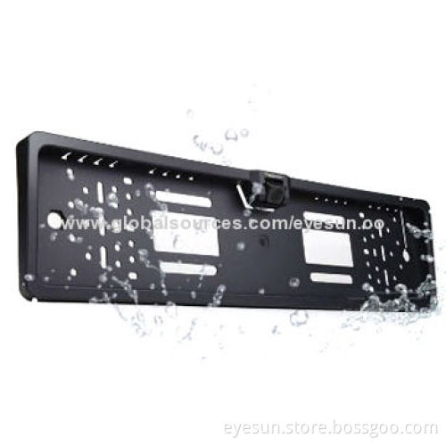 European Metal Plate Number/License Plate Backup Reversing Camera with PAL/NTSC TV System